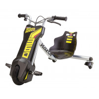 Razor Power Rider 360 9 mph a la deriva Trike Triciclo eléctrico con tricices, negro, amarillo