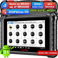 Escáner Autel Maxicheck MX900, herramienta de escaneo bidireccional 2025 con más de 3000 pruebas activas, doip & Can FD, 40+ Service, US VER. de Maxicom MK900 MK900BT, UP de MK808BT MK808S MX808S, All-Sys Diagnosis, FCA 11os