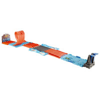 Hot Wheels Race Crate con 3 acrobacias en 1 establecimiento de almacenamiento portátil de 6 a 10