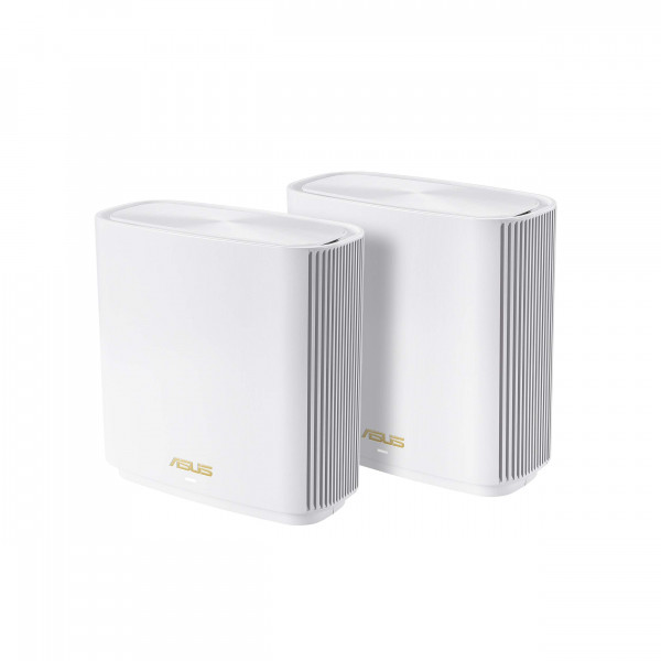 ASUS Zenwifi AX6600 Sistema de malla de malla tri -banda 6 (XT8 2PK) - Cobertura para el hogar entera de hasta 5500 pies cuadrados y 6+ habitaciones, Aimesh, incluida la seguridad de Internet de por vida, configuración fácil, 3 SSID, control parental, bla