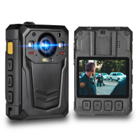 Ponycam 1512p HD Camera de cuerpo con estabilización de imagen electrónica, tiempo de registro de 13h, batería de 3600 mAh incorporada, cámara de cuerpo de policía fácil de operar, impermeable para la aplicación de la ley (128 g)