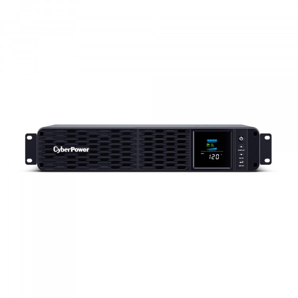 CyberPower CP2000PFCRM2U PFC Sinewave UPS Battery Backup and Surge Protector, 2000VA/1200W, 8 Outlets, AVR, Short Depth 2U Rackmount; UL certificado