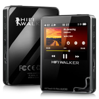 H2 Touch Hi-Res sin pérdidas reproductor de mp3 con Bluetooth 5.2, pantalla táctil, entrada DAC USB, soporte DSD FLAC APE ALAC, MicroSD de 64 GB incluido, expandible a 512 GB, reproductor de música de audio digital para audiófilos