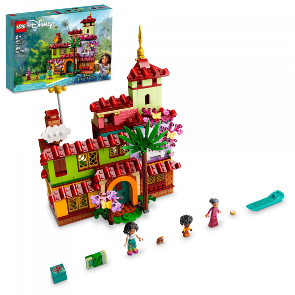 LEGO Disney Encanto The Madrigal House 43202 Building Kit; A para niños que aman los juguetes de construcción y el juego de la casa (587 piezas)