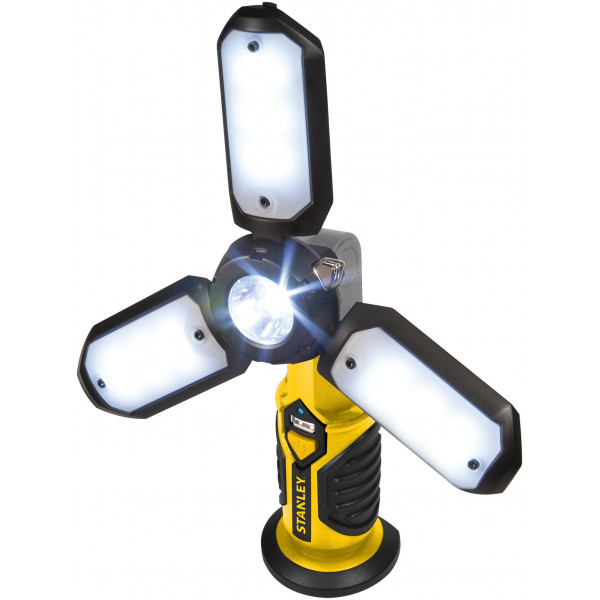 Stanley SAT3S Recargable 600 Lumen Lithium Ion LED Luz de trabajo con cargador de potencia USB