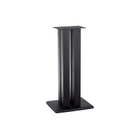 Monolito de stand de altavoces de 24 pulgadas (cada uno): admite 75 libras, picos ajustables, compatibles con Bose, Polk, Sony, Yamaha, Pioneer y otros, Negro