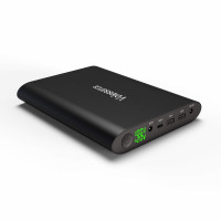 Volessence 50000mAh Bank de energía para computadora portátil 5/8.4/9/12/16/20V Cargador portátil portátil para laptop, tableta, teléfono y más