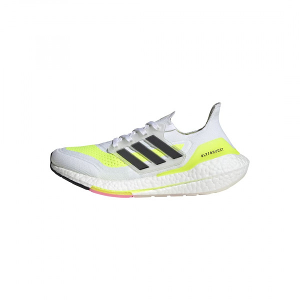 ADIDAS Ultraboost ultraboost 21 Running Saper, blanco/negro/solar amarillo, 10