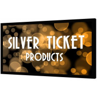 Productos de boletos de plata STR Serie de 6 piezas Cine en casa Marco fijo 4K / 8K Ultra HD, HDTV, HDR y Pantalla de proyección de películas 3D Active 3D, formato 16: 9, 135 Diagonal, material plateado STR-169135-S