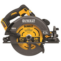 Dewalt FlexVolt 60V Max* Sierra circular con freno, 7-1/4 pulgadas, solo herramienta (DCS578B)