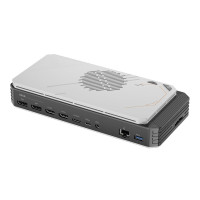 Bosgame EGPU Dock, AMD Radeon RX 7600M XT Tarjeta gráfica de GPU externa, 8GB GDDR6, Oculink, Thunderbolt 3 para la computadora portátil Mini PC Game Console