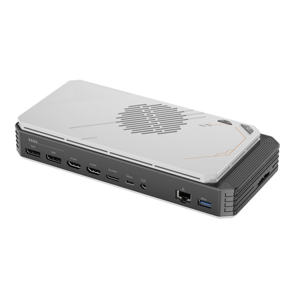 Bosgame EGPU Dock, AMD Radeon RX 7600M XT Tarjeta gráfica de GPU externa, 8GB GDDR6, Oculink, Thunderbolt 3 para la computadora portátil Mini PC Game Console