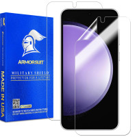 Armorsuit 2 Pack Screen Protector para Samsung Galaxy S23 Fe (6.4 ) Caso amigable Militaryshield HD Clear Film - Hecho en EE. UU.