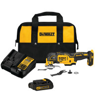 Kit de herramientas de oscilación Dewalt 20V Max XR, 3 velocidad, con cuchillas, batería y cargador incluidos (DCS356C1)