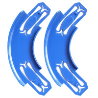 Conectores de autor de carreras de Arsunovo compatibles con ruedas calientes, giro bancado de 90 grados, 2 paquetes