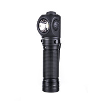 Linterna táctica de NextOrch P10, 1400 Lumenes recargables de la linterna del ángulo recto con luces rojas y azules y Strobe & Ipx8 para patrullas de búsqueda, controles de identificación, advertencias de seguridad, balizas, uso diario