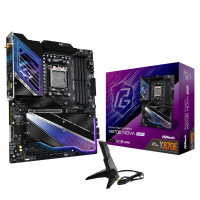Asrock Phantom Gaming X870E Nova Wifi Socket AM5 AMD Ryzen X870 DDR5 DIMMS 8200 MHz 256 GB ATX Motor de placa base USB4