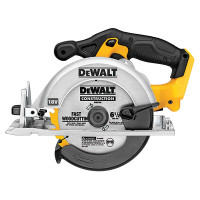 Sierra circular máxima Dewalt 20V, cuchilla de 6-1/2 pulgadas, motor 460 MWO, capacidad de bisel de 0-50 grados, herramienta desnuda (DCS391B)