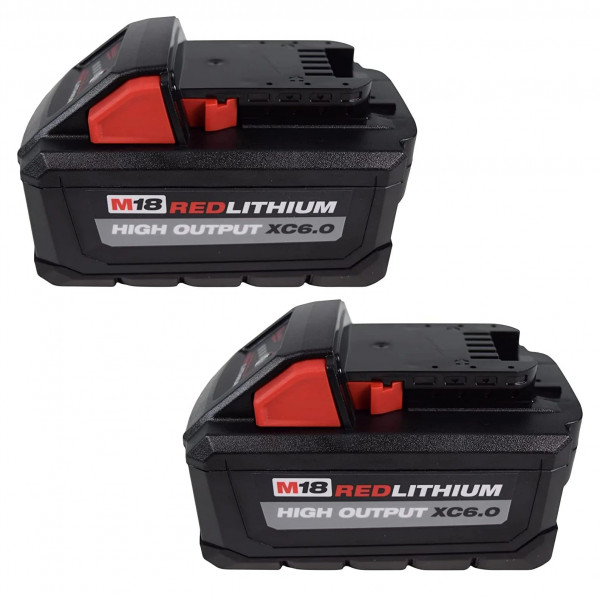 MILWAUKEETOOL 48-11-1862 M18 Batería de alta salida de iones de litio (paquete de 2)