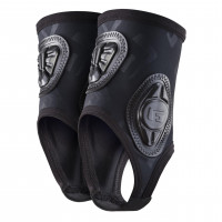 Guardia de tobillo pro -x G -form -Guardia - Guardias flexibles para atletas - equipo de protección de tobillo de motociclista y fútbol - Almohadillas unisex para protección y soporte - negro, juventud única talla