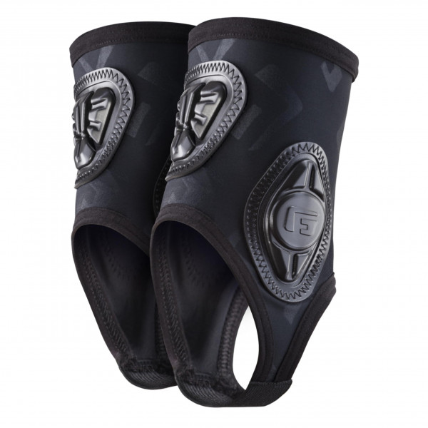 Guardia de tobillo pro -x G -form -Guardia - Guardias flexibles para atletas - equipo de protección de tobillo de motociclista y fútbol - Almohadillas unisex para protección y soporte - negro, juventud única talla