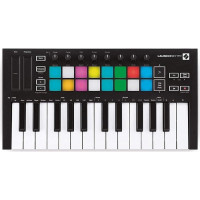 Novation LaunchKey Mini [MK3]-Controlador portátil de 25 teclas, USB, teclado MIDI con integración DAW, modo de acorde y arpegiador-para producción musical