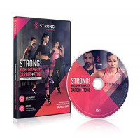 Fuerte entrenamiento de entrenamiento de cardio y tono de cardio y tono DVD de 60 minutos