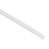 manga de trenza de aislamiento uxcell, manga de fibra de vidrio de alta temperatura de 16.4ft-6 mm