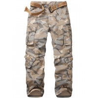 Pantalones militares casuales de BDU para hombres, táctico combate del ejército salvaje RIP Stop Pantalones de trabajo de carga de cargo con 8 bolsillos (7533 Battlefield Camo 38)