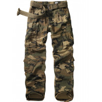 Pantalones militares casuales de BDU para hombres, táctico combate del ejército salvaje acu rip stop de camuflaje pantalones de trabajo de carga con 8 bolsillos #7533 camuflaje 38