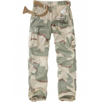 Pantalones militares casuales de BDU para hombres, táctico combate salvaje del ejército RIP parada de camuflaje pantalones de trabajo de carga con 8 bolsillos (7533 hoja de camuflaje 38)