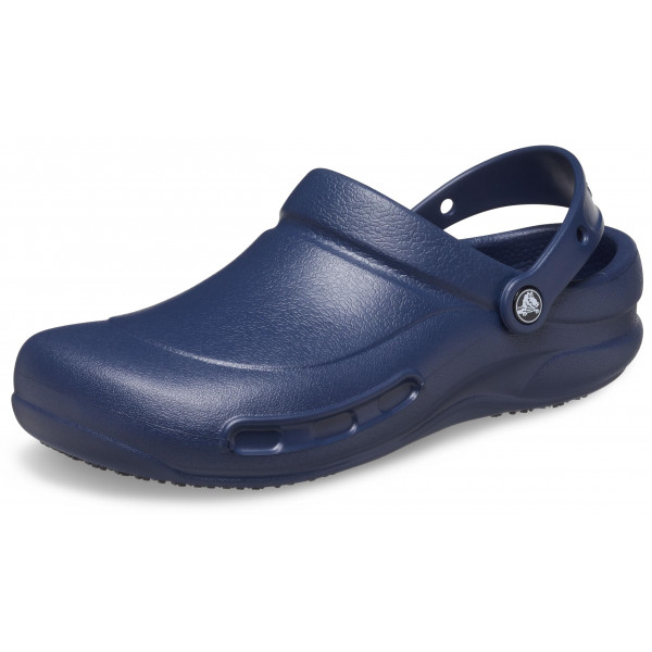 Crocs Unisex Adultos Bistro de hombres y mujeres Bistro Clog | Zapatos de trabajo resistentes a resbalones, marina, 11 mujeres 9 hombres nosotros