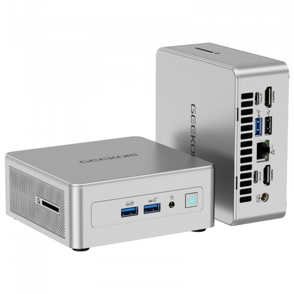 Geekom ae8 ai mini pc, amd ryzen 9 8945hs mini computadoras (hasta 5.2GHz), 32GB ddr5 ram 1tb m.2 nvme gen4*4 ssd windows 11 pro mini escritorio pc amd ryzen ai/radeon 780m/quad oplaw/8k/usb4/wifi6e/bt5.22