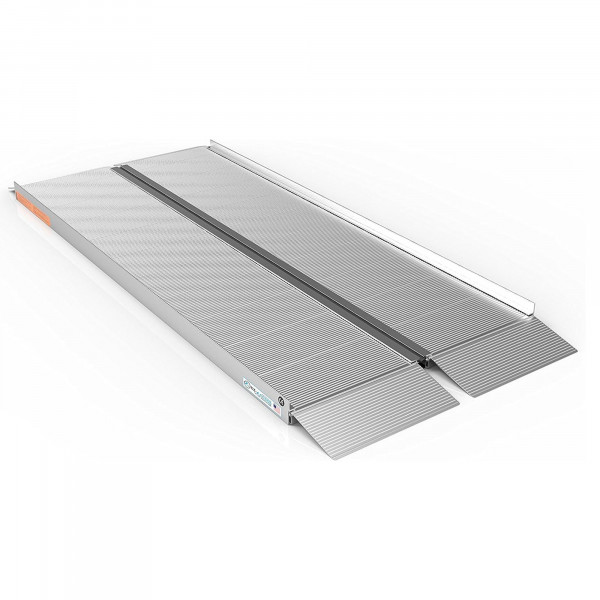 Maleta EZ-ACCESS 6 por 30 pulgadas Rampa de placa única portátil con manijas ergonómicas, banda de rodadura extruida y placas de transición inferiores automáticamente ajustadas