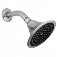 1.5 GPM Sava Finis de ducha de montaje fijo: Chrome