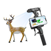 Escáner CREALITY CR-Scan Ferret Pro 3D para impresión, precisión de 0.1 mm y escaneo inalámbrico de 60 fps con Wifi6/anti-Shake, escáner de mano a todo color compatible con Win/Mac/iOS/Android