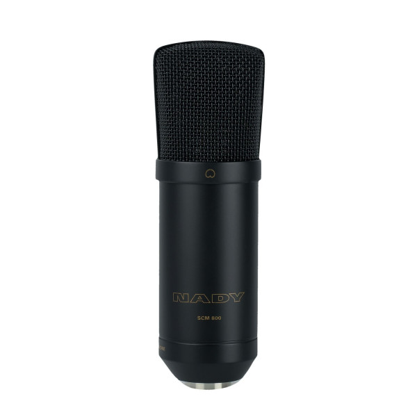 Nady SCM-800 Gran Diafragm Condenser Micrófono: calidad de estudio, ideal para voces, instrumentos acústicos, grabación, podcasting y más.