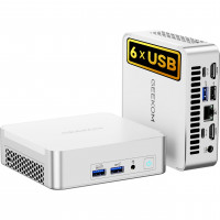 Geekom Mini PC XT12 Pro [rendimiento de clase empresarial] Soporte de calidad de 3 años, con Intel I7-1280p NUC12 Mini Computadoras, 16 GB RAM/512GB SSD Windows 11 Pro Desktop PC, Dual USB 4.0/2.5G LAN/8K
