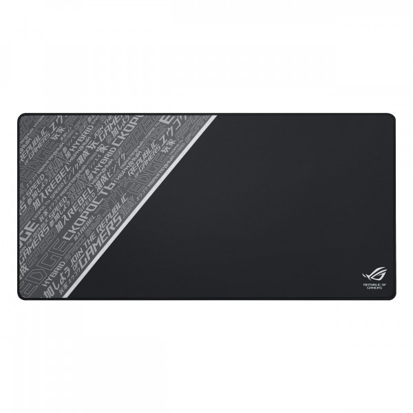 ASUS ROG VOLLA NEGRA PADA NEGRA PAD | Almohadilla de ratón de superficie de juego extra grande | Píxel de seguimiento preciso | Bordes cosidos anti-famosos y base de goma sin deslizamiento (35.4 x 17.3 pulgadas)