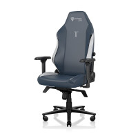 SecretLab Titan Evo Royal Gaming Chair - Silla de computadora reclinable, ergonómica y cómoda con reposabrazos 4D, almohada de cabeza magnética y soporte lumbar de 4 vías - Azul - Cueroetteette