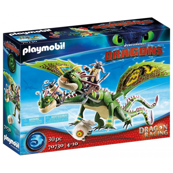 Playmobil Dragon Racing: Ruffnut y Tuffnut con Barf y Birch