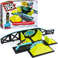 Tech Deck, Transforming Sk8 Container Pro modular Skatepark con diapasón exclusivo, juguete para niños para edades de 6 años en adelante (los estilos pueden variar)