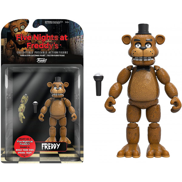 Funko Figura de acción articulada de 5: Five Nights at Freddy's (FNAF) - Freddy Fazbear - Coleccionable - Idea de regalo - Mercancía oficial - para niños, niñas, niños y adultos - Fanáticos de los videojuegos