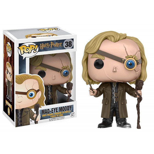 ¡Funko Pop! Películas: Harry Potter - Figura Moody de Ojo Loco