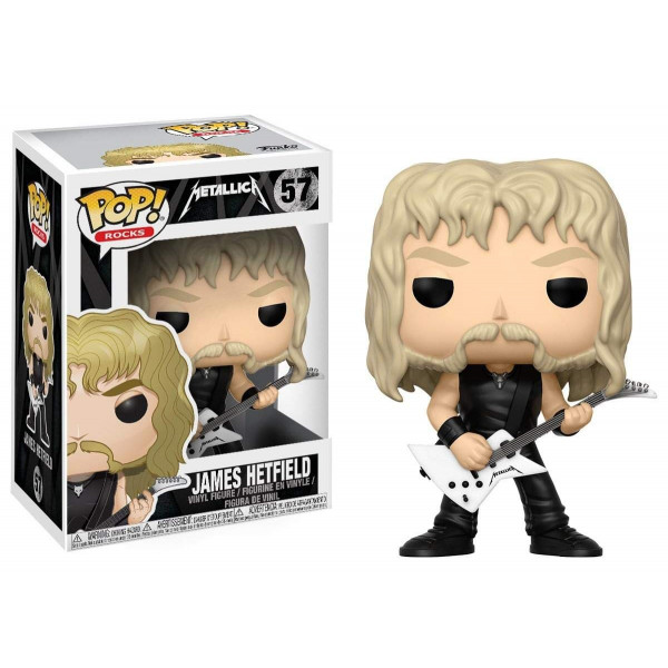 ¡Funko Pop! Rocks: Metallica - Figura coleccionable de James Hetfield, 36 meses a 1200 meses