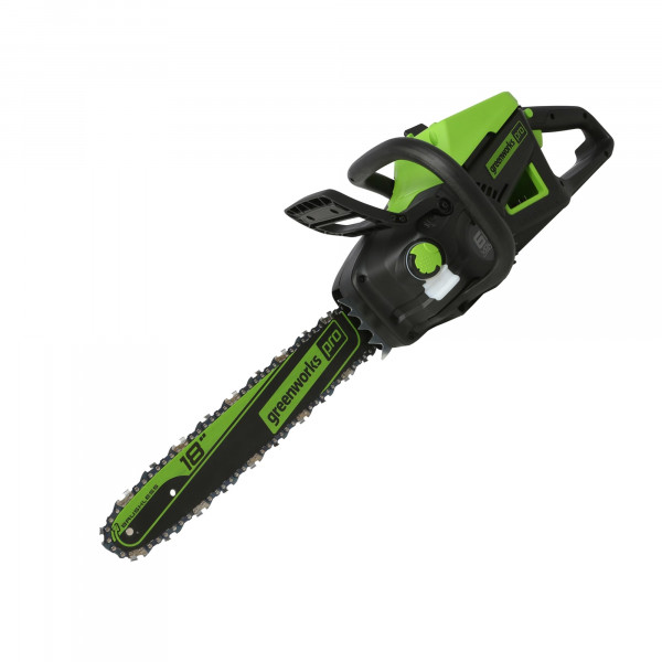 Motosierra inalámbrica sin escobillas Greenworks de 60 V y 18 pulgadas (solo herramienta)