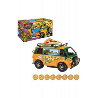 Tortugas Ninja: Mutant Mayhem Pizza Fire Furgoneta de reparto de Playmates Toys Tortugas Ninja: Mutant Mayhem Pizza Fire Furgoneta de reparto de Playmates Toys