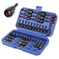 WORKPRO Juego de destornilladores de tuerca magnéticos de 39 piezas, broca de taladro de impacto, vástago hexagonal de 1/4 WORKPRO Juego de destornilladores de tuerca magnéticos de 39 piezas, broca de taladro de impacto, vástago hexagonal de 1/4