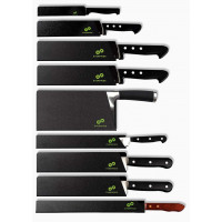 EVERPRIDE Juego de protectores de cuchillos de 9 piezas, fundas universales para cuchillos de chef y cocina, protectores duraderos para bordes de cuchillos que incluyen varios tamaños para proteger su juego completo de cuchillos EVERPRIDE Juego de protectores de cuchillos de 9 piezas, fundas universales para cuchillos de chef y cocina, protectores duraderos para bordes de cuchillos que incluyen varios tamaños para proteger su juego completo de cuchillos