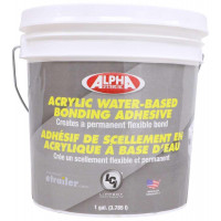 Adhesivo adhesivo acrílico a base de agua Alpha Systems 8011, 1 galón